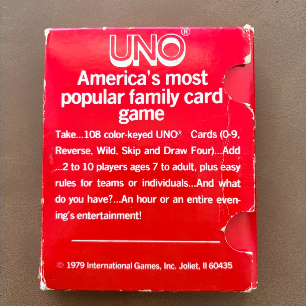 Vintage Uno Card Game (1979) - Picture 3 of 4